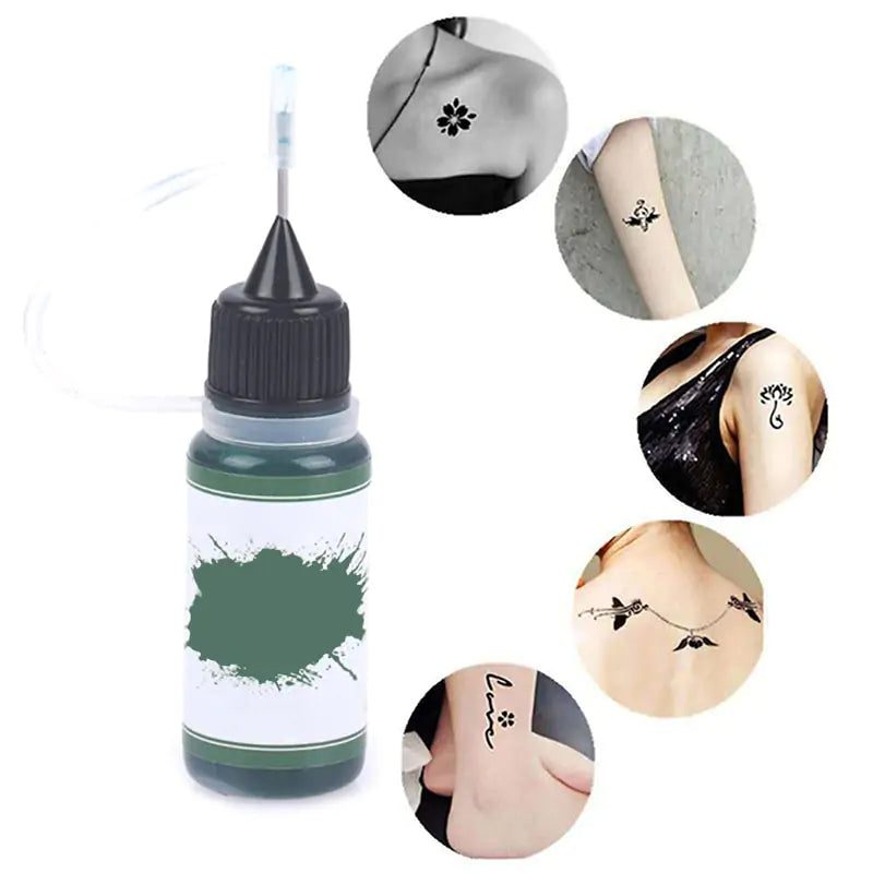 Temporary Henna Tattoo Juice Ink Natural and Organic - 10ml