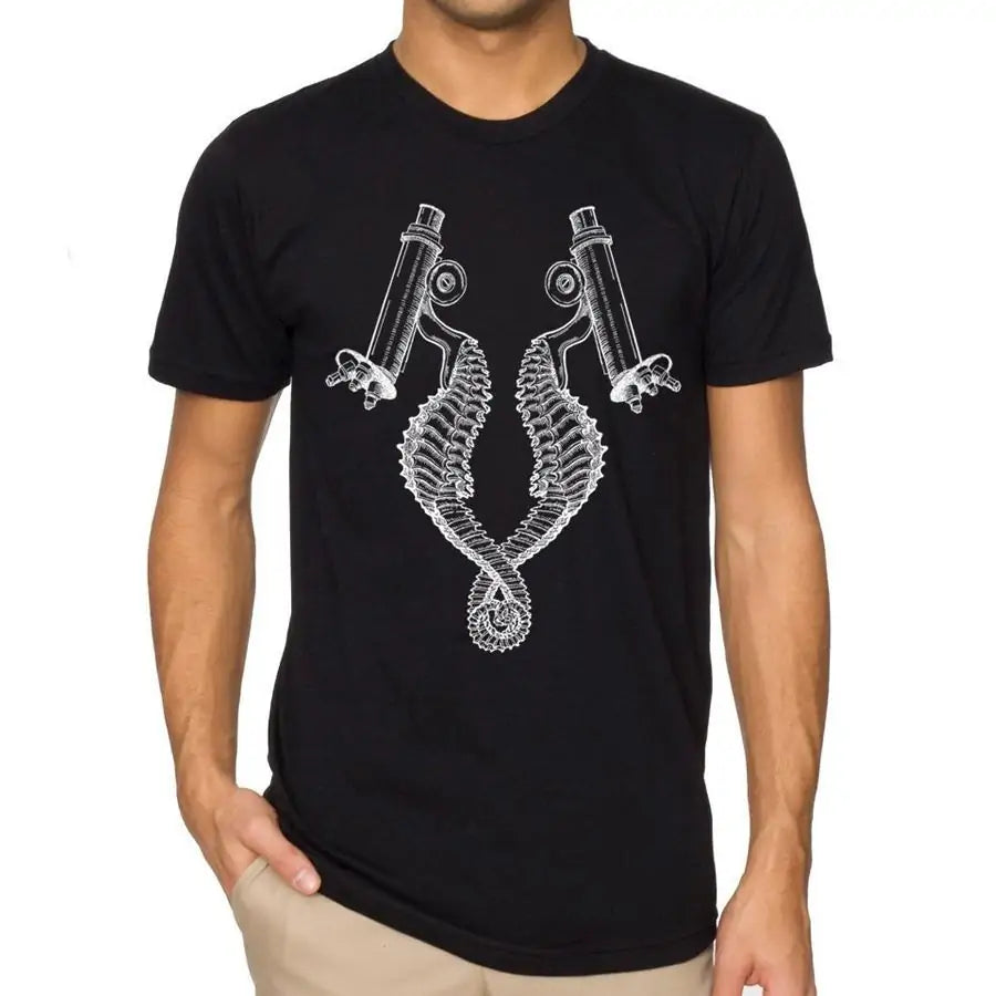 Seahorse Microscope Men’s Tee